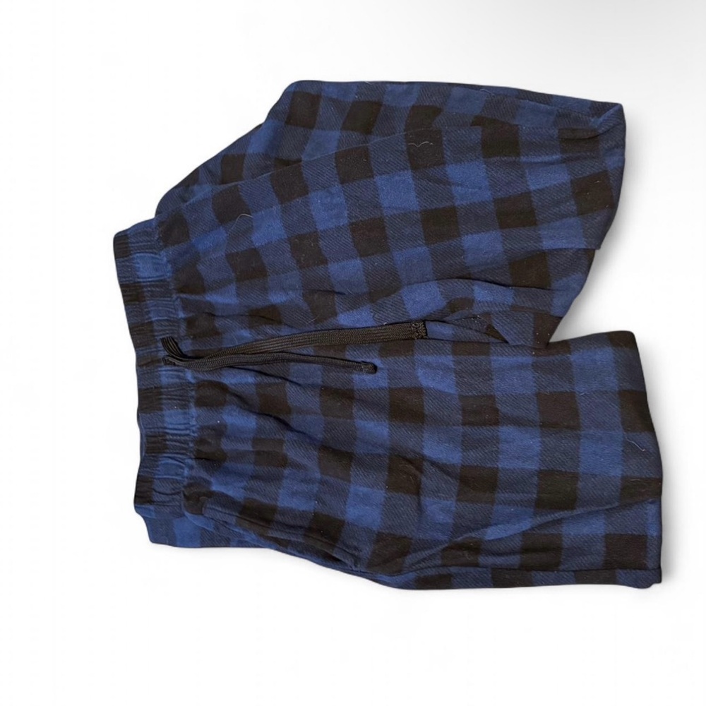 Blue and Black Plaid PJ Pants